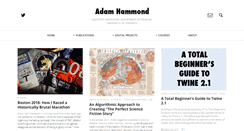 Desktop Screenshot of adamhammond.com